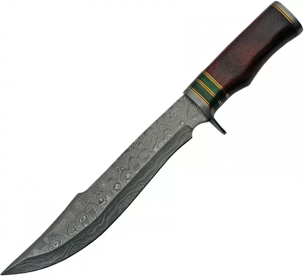 Damascus Exotic Damascus Bowie knives DM1240