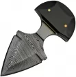 Damascus Black Widow Push Dagger - DM1248