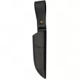 Damascus Marble Skinner Black knives DM1258BK