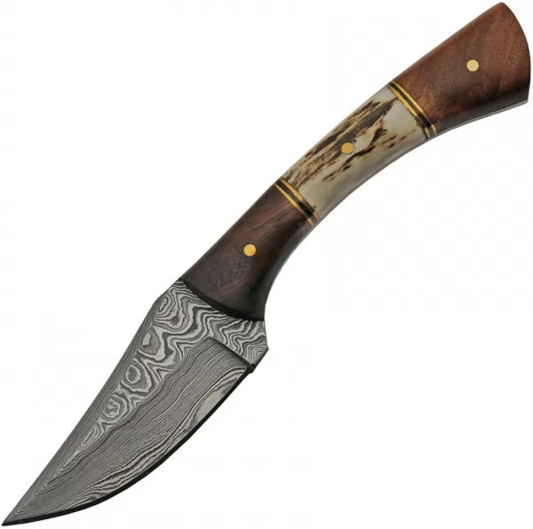 Damascus Skinner Stag Bone knives DM1269