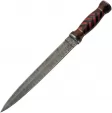 Damascus Fixed Blade Red/Black - DM1271