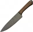 Damascus Fixed Blade Wood - DM1279