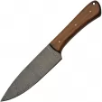 Damascus Fixed Blade Wood - DM1280