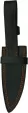 Damascus Fixed Blade Wood knives DM1280