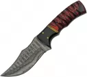 Damascus Fixed Blade Wood - DM1288