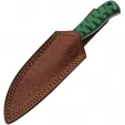 Damascus Exotic Hunter Green knives DM1290GN