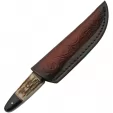 Damascus Fixed Blade Buffalo-Stag knives DM1293SG