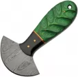 Damascus Cutter Green Colorwood - DM1298GN