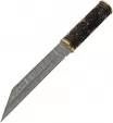 Damascus Celtic Triquetra Seax - DM1299