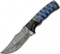 Damascus Blue Lake Ripple Hunter - DM1302BL