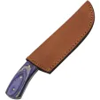Damascus Opal Blue Hunter knives DM1312