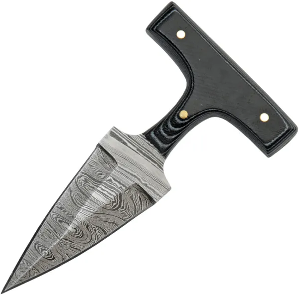 Damascus Push Dagger Micarta knives DM1317BK