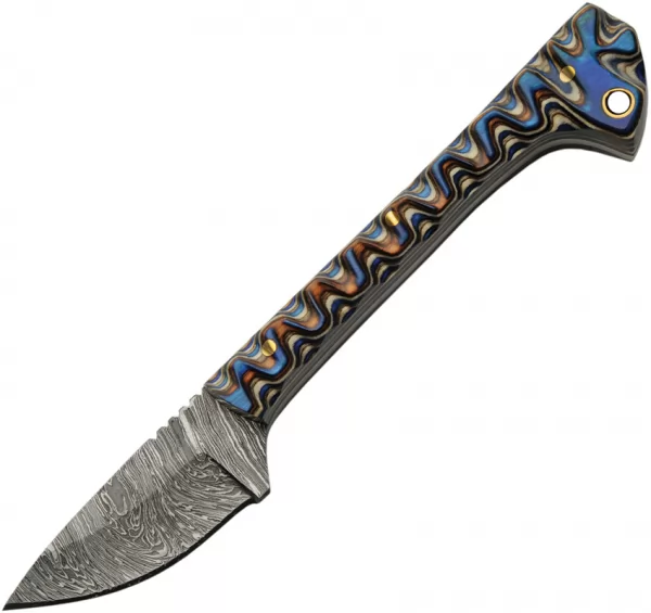 Damascus Prideful Fang Caper knives DM1320BL