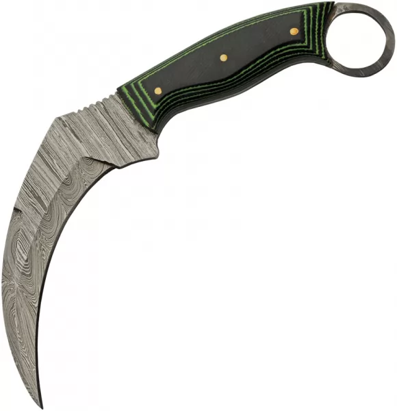 Damascus Tree Ridge Karambit knives DM1324