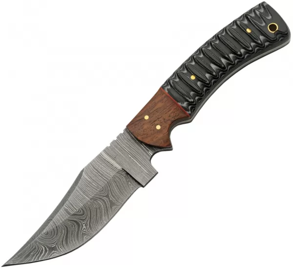 Damascus Snake Belly Hunter knives DM1325