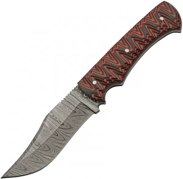 Damascus Magma Hunter Micarta knives DM1326