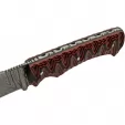 Damascus Magma Hunter Micarta knives DM1326