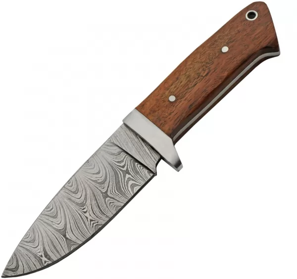 Damascus Hunter Wood DP knives DM1335