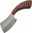 Damascus Small Cleaver Sunrise - DM1341