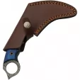 Damascus Talon Karambit Blue knives DM1344BL