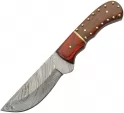 Damascus Studded Wood Skinner - DM1348