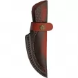 Damascus Skinner Buffalo Stag knives DM1356