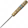 Damascus Lockback Bone-Turquoise knives DM1362