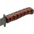 Damascus Pig Sticker Red knives DM1367RD
