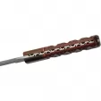 Damascus Seax Fixed Blade Red knives DM1368RD