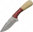 Damascus Skinner Camel Bone Red - DM1370RD
