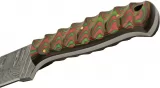 Damascus Hunter Green-Red knives DM1376RD