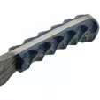Damascus Boys Skinner Wood knives DM1377BL