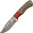 Damascus Red Haze Kiri Hunter - DM1382