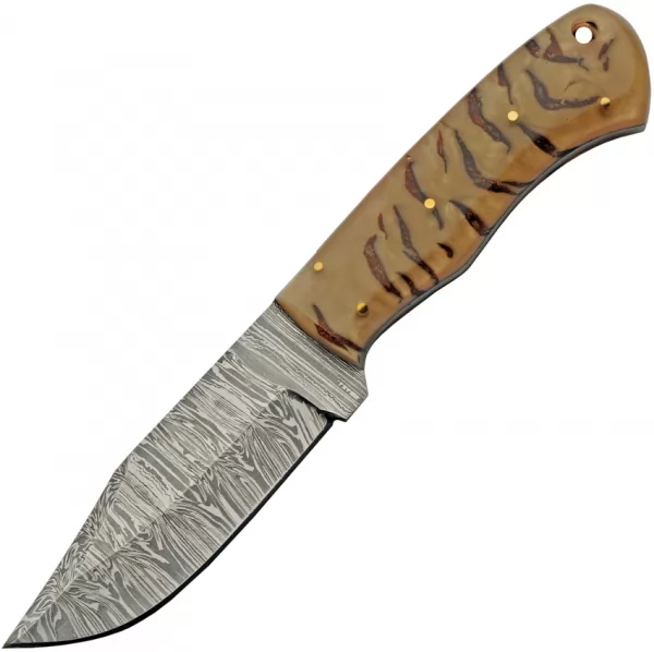 Damascus Diamond Dust Pine Hunter knives DM1384