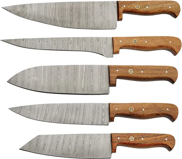 Damascus Mosaic Kitchen Set 5Pc knives DM1392