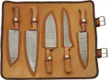 Damascus Mosaic Kitchen Set 5Pc knives DM1392
