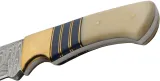 Damascus Admiral Fixed Blade Bone Blue knives DM1394BL