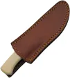 Damascus Admiral Fixed Blade Bone Red knives DM1394RD