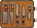 Damascus Umbra River Kitchen Set w roll - DM1397