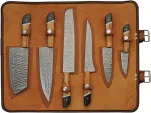 Damascus Saddlewood Kitchen Set w roll - DM1398