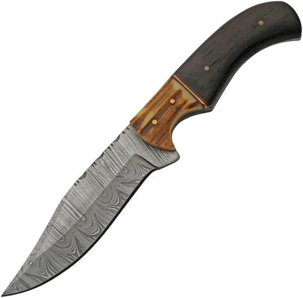 Damascus Eld Stag Hunter knives DM1400