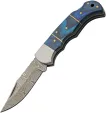 Damascus Lockback Blue - DM1402BL