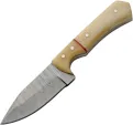 Damascus Skinner Bleached Bone - DM1404BO
