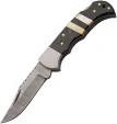 Damascus Ebony Tide Lockback - DM1421