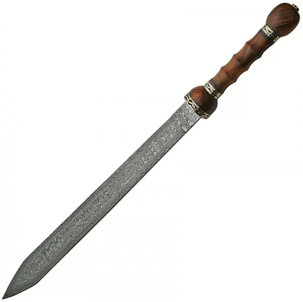 Damascus Rosewood Sword knives DM5003