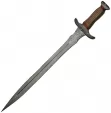 Damascus Needle Tooth Wired Sword - DM5010