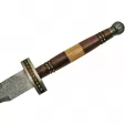 Damascus Sword Flamberge Wood knives DM5011