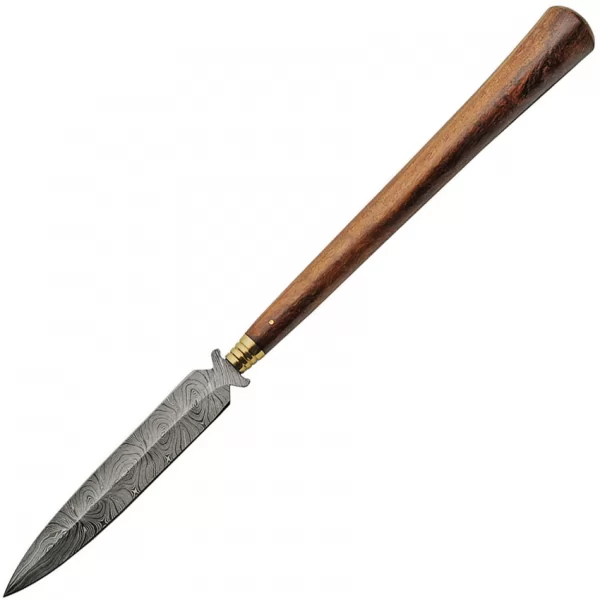 Damascus Spear Wood Handle knives DM5012