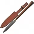 Damascus Spear Wood Handle knives DM5012