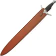 Damascus Short Sword Wire Handle knives DM5029